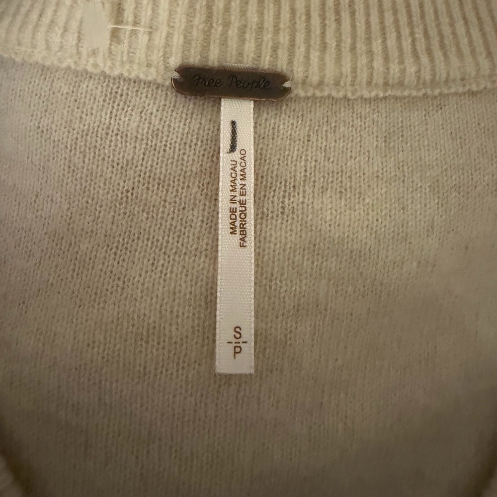 Free People Short Sleeve Cashmere Sweater - Picture 3 of 5